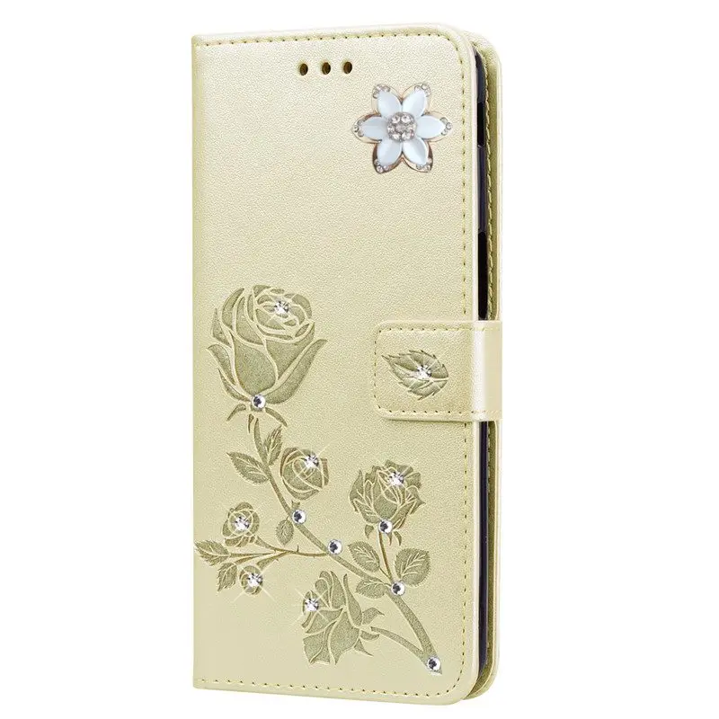 Роскошный блестящий кожаный флип-чехол для Huawei P8 Lite P9 Lite mini P10 P20 Pro P Smart plus, блестящий кошелек, чехол для телефона