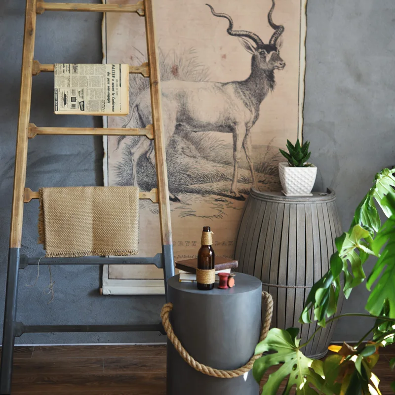 Американский деревенский стиль ретро льняные фрески креативная винтажная