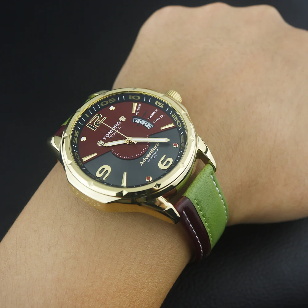 Брендовые роскошные мужские оригинальные дизайнерские часы модные для отдыха