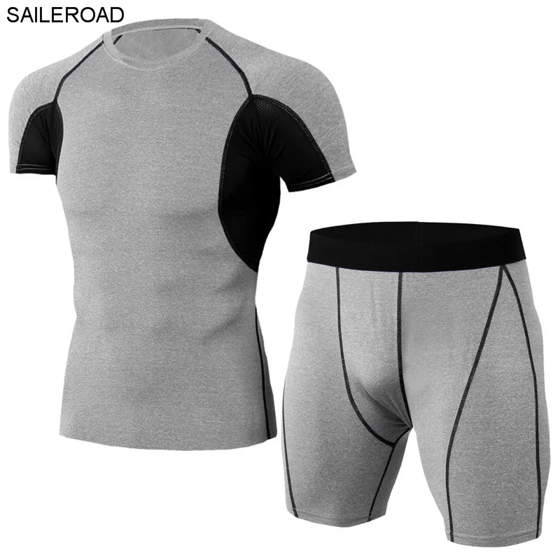 SAILEROAD новый мужской спортивный костюм спортивная одежда компрессионный Chandal Hombre 2