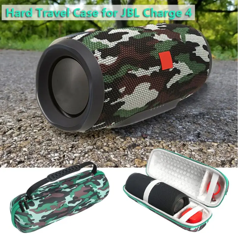 Portable Camouflage Pattern Travel Carry Case Cover Bag For JBL Charge 4 Bluetooth Speaker