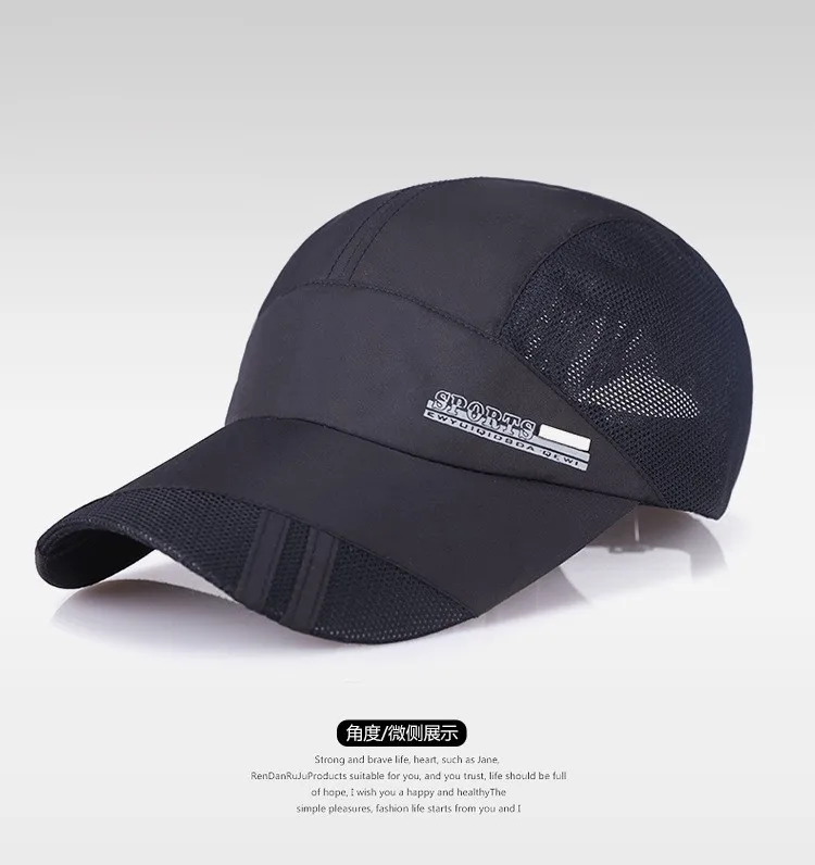 Новое поступление сетчатая быстросохнущая Спортивная Кепка женская кепка для