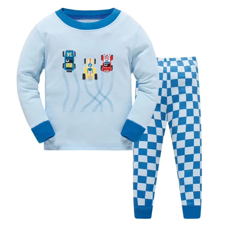 Детский пижамный комплект с героями мультфильмов домашняя пижама для мальчиков