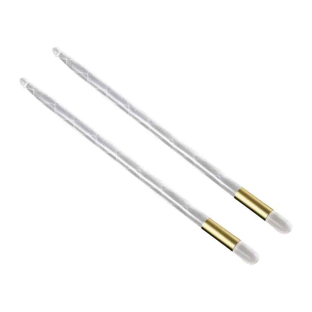 1pair 5A Acrylic Drum Stick Bright LED Colorful Drumsticks Luminous in The Dark Stage Jazz Special Performance Effect | Спорт и