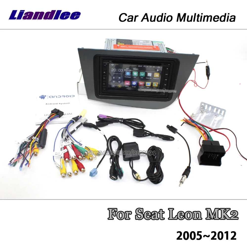 Liandlee Android 7,1 UP для Seat Leon MK2 2005~ 2012 стерео BT видео Wifi dvd-плеер Carplay карта gps Navi навигация Мультимедиа