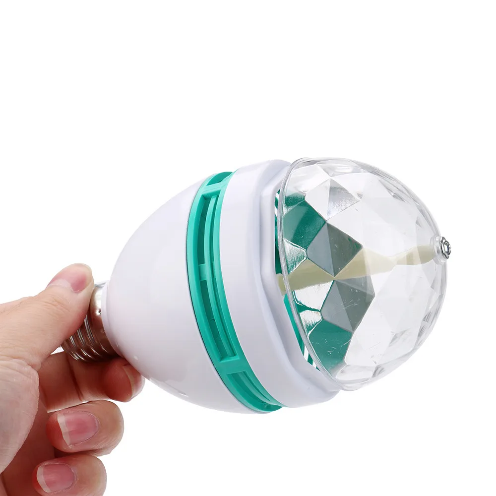 E27 3W AC220V Colorful Rotating Bubble Stage Light Disco DJ Party Bar KTV Lighting Bulb Laser Wall Washer Spot | Лампы и освещение