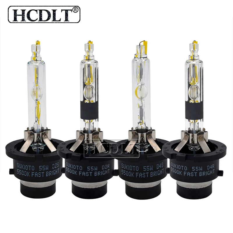 HCDLT Xenon D2S 55W быстрая яркая 5500K D4S ксеноновая лампа D2R D4R Автомобильная фара D2H