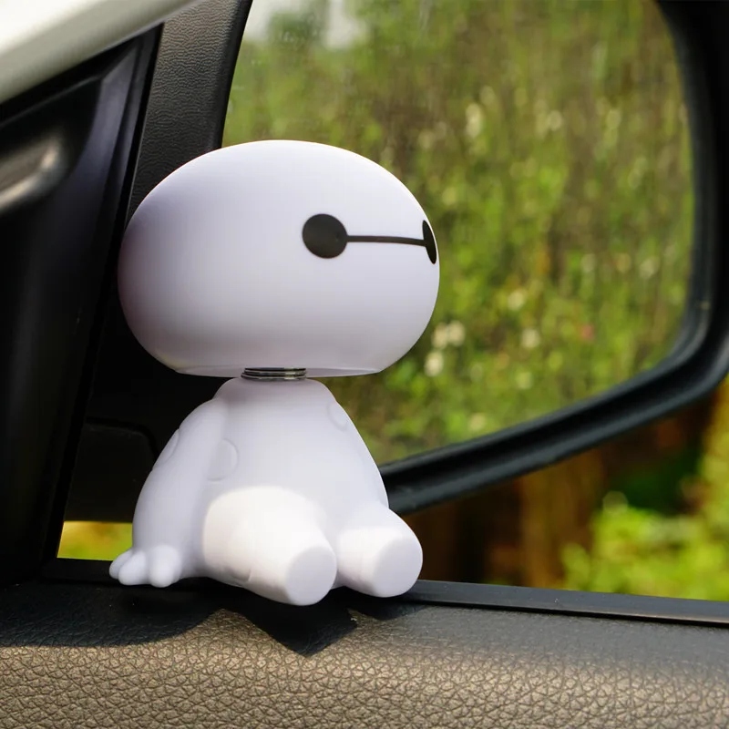 Украшения для автомобиля боблевая голова Baymax кукла игрушечные аксессуары