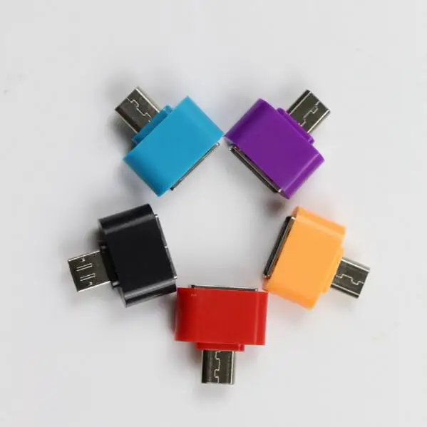 5 шт. USB в 2 0 OTG адаптер конвертер для Samsung Android планшет флэш мышь клавиатура MP3 Otg