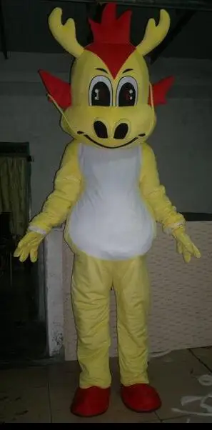 

Костюм-талисман дракона для взрослых, мультяшный персонаж, Dinasaur Mascotte, нарядный костюм для карнавала
