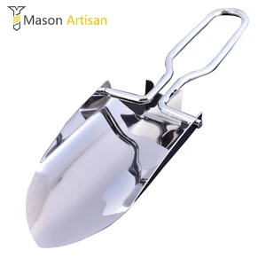 Складная садовая лопата из нержавеющей стали, 1 шт., многофункциональная лопата 23 см, портативный садовый инструмент для подсеки