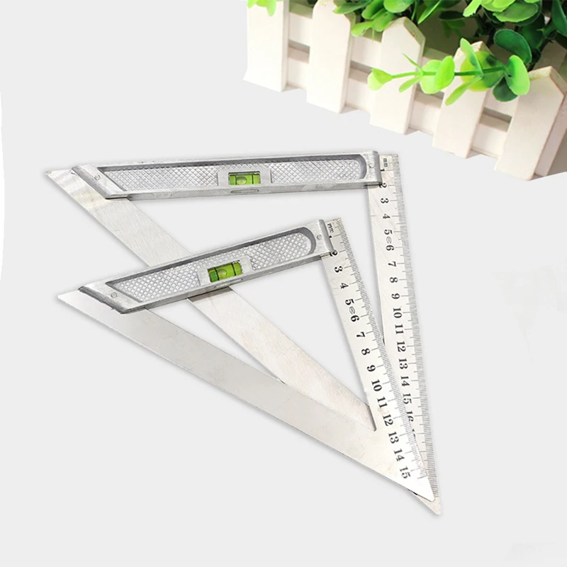 Треугольная линейка из нержавеющей стали с горизонтальными бусинами идеально подходит для инженеров, ремесленных людей