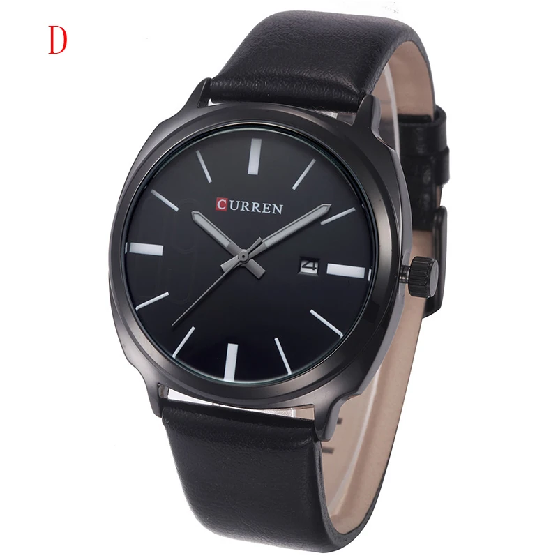 

YULUCH New Top Luxury Brand Men's Quartz Watch Leather Belt Calendar Business Casual Boy Table Fashion Gift