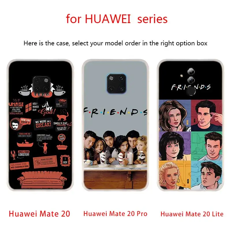 Чехол для телефона Perk Coffee friends tv Huawei Mate 30 20 10 Lite Pro мягкий силиконовый чехол Y9 2019 2018