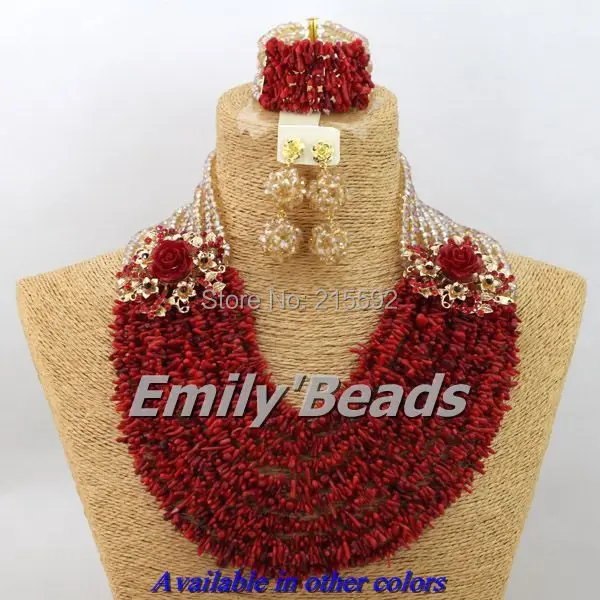 Очаровательные нигерийские ожерелья из бисера свадебные цвета шампанского