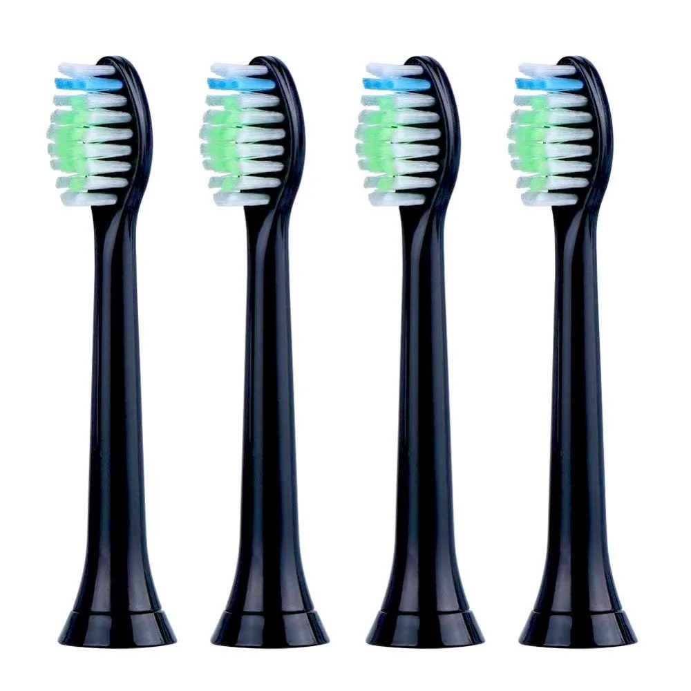 4 шт Насадки на зубные щетки SONICARE ДЛЯ Phillips, подходит для контроля налета, здоровья десен, DiamondClean, HealthyWhite, EasyClean, Flexcare