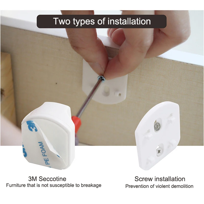 4 шт. детский безопасный магнитный замок детская защита шкаф безопасные замки