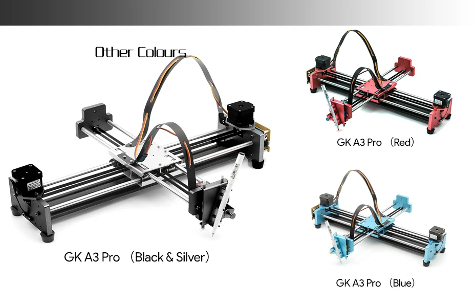 GKDraw X3 Pro DIY все металлические Corexy XY GRBL плоттер Drawbot машина для рисования набор букв робот ЧПУ пишущий Робот Игрушки