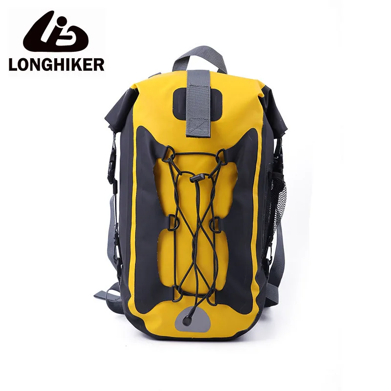 20L LONGHIKER PVC Hiking Trekking Waterproof Dry Backpack Ocean Pack For Sport Swimming Sea Beach Rafting Cycling Backpack Bag