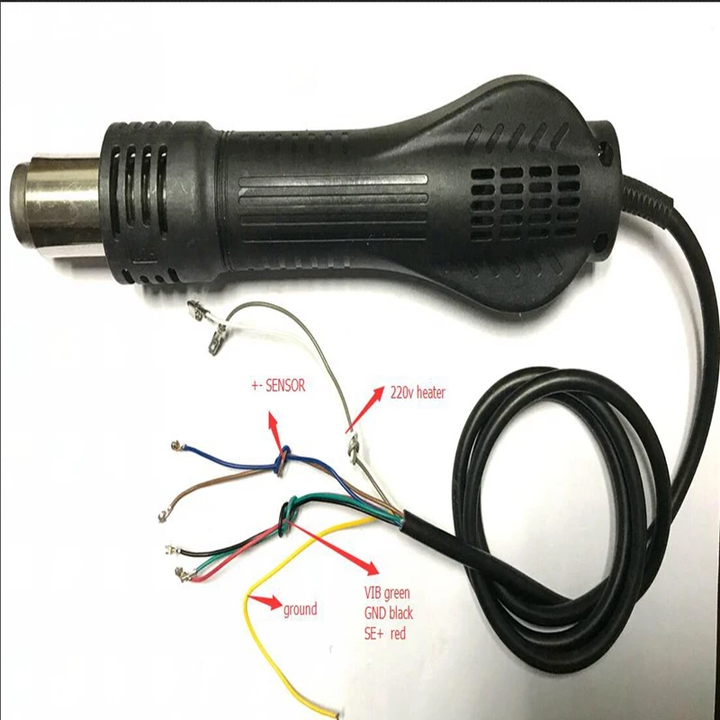 878D 2 в 1 SMD паяльная станция горячего воздуха и 220 В BGA печатная плата контроля