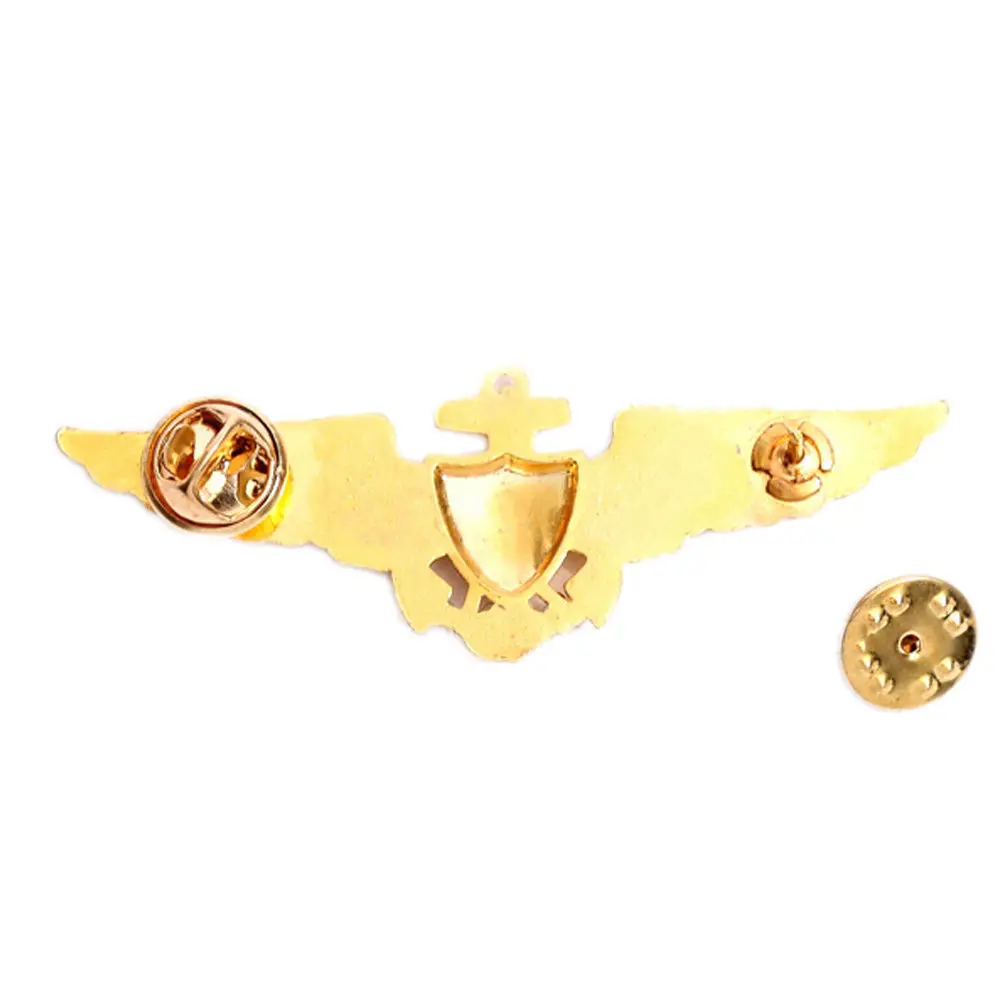 WWII ВМС США-морской пехотинец пилот корпус золотой Авиатор булавка крылья Badge-US195