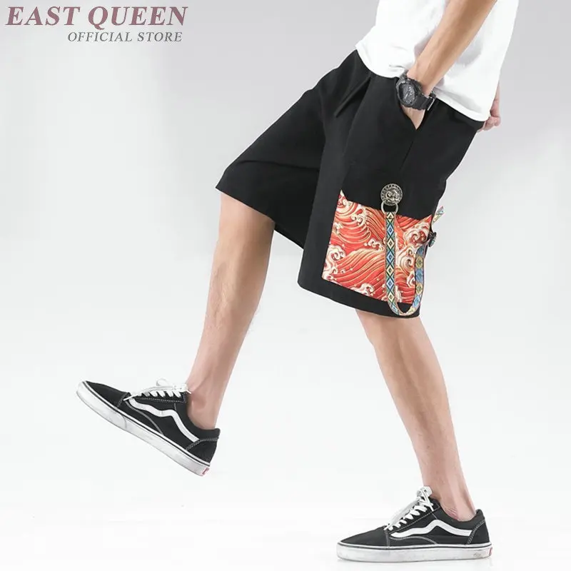 Мужские шорты 2019 Летняя мужская одежда из конопли хлопковые льняные Карманы