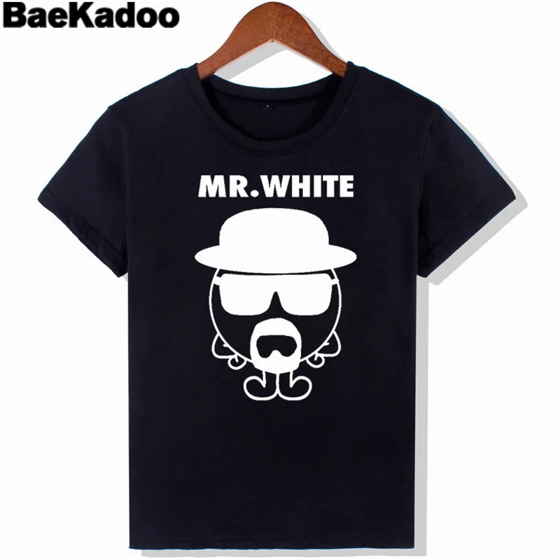 Забавная женская уличная футболка BAEKADOO в стиле Харадзюку с надписью MR белая