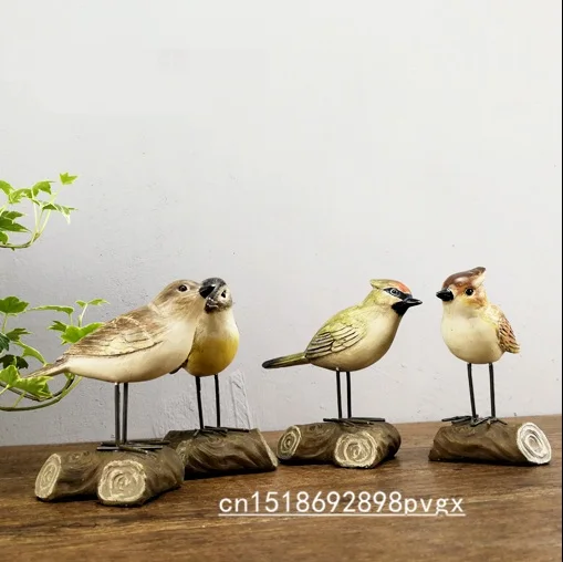 Украшения в стиле американской деревни ретро ветки птицы вилки стеллажи для