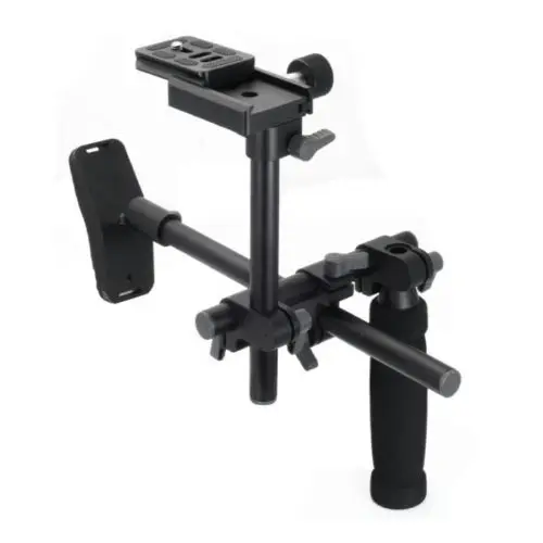 DSLR ручка плеча поддержка Rig Стабилизатор Quick Release Plate 1/" винт для sony A7R A7II камеры фоллоу-фокус