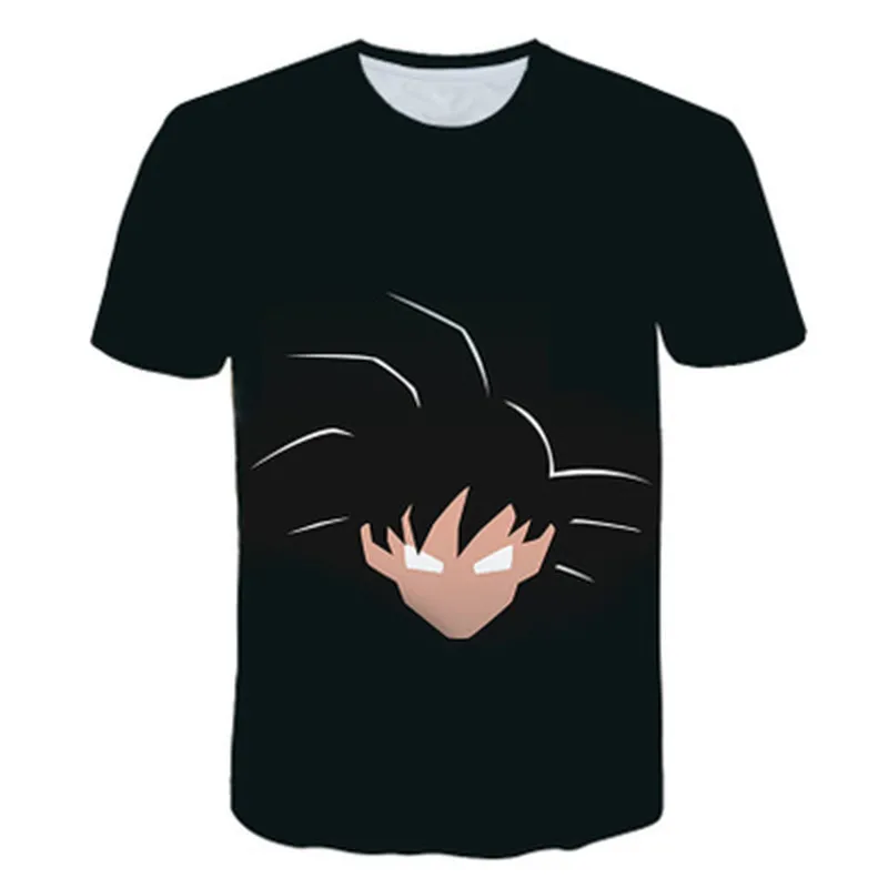 207 Супер Saiyan/футболка с 3D принтом «Жемчуг дракона» Z Goku, летняя модная футболка, топы для мальчиков, одежда с 3D принтом, Детская футболка с рисунком - Цвет: 207