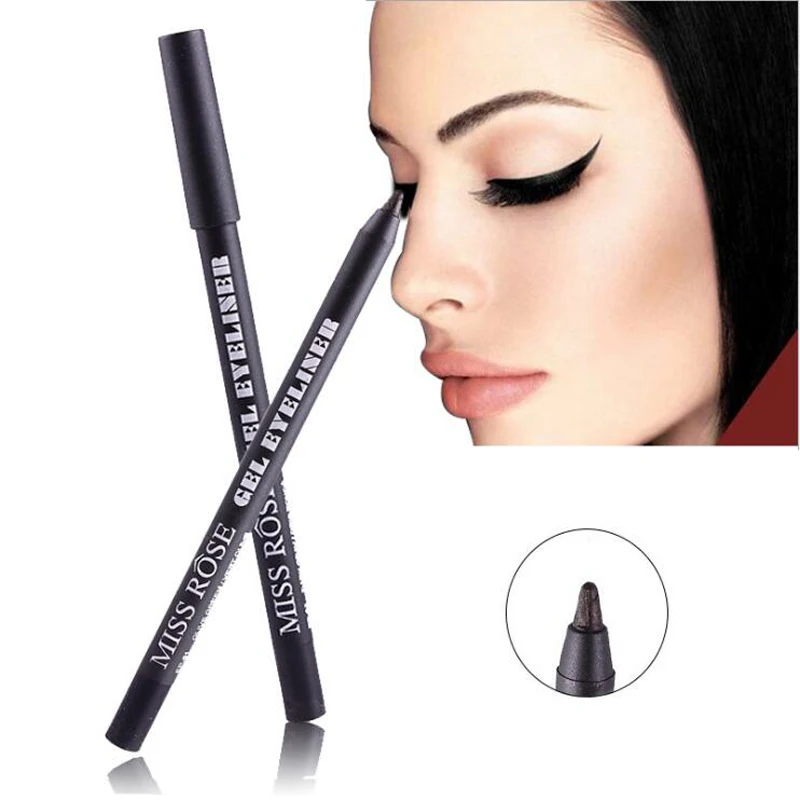 Мисс Роуз Водонепроницаемый подводка для глаз Красота длительное Макияж