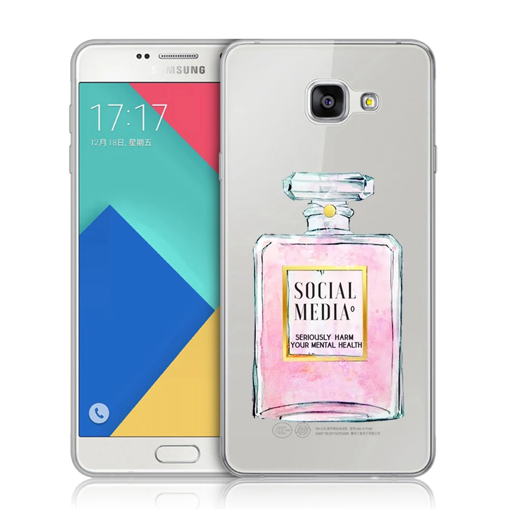 Мягкий чехол для Samsung Galaxy A3 A5 A7 2016 2017 A6 A8 Plus A9 Star 2018 A10 A20 A30 A40 A50 A70 социальные