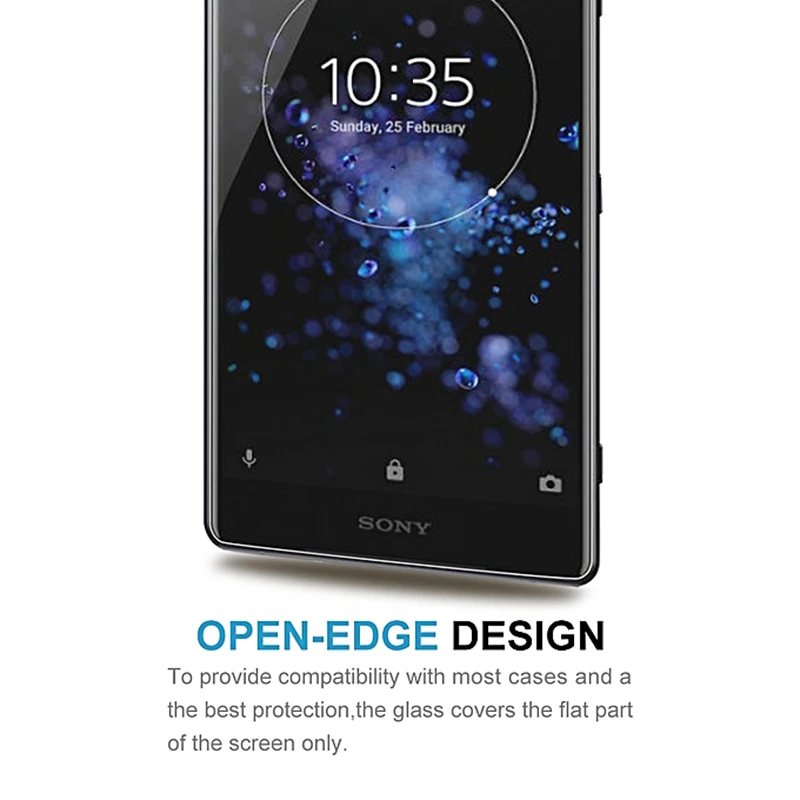 Wangcangli 2.5D Закаленное стекло для Sony XZ2 Premiun 9H Защитная пленка телефона 0 3 мм