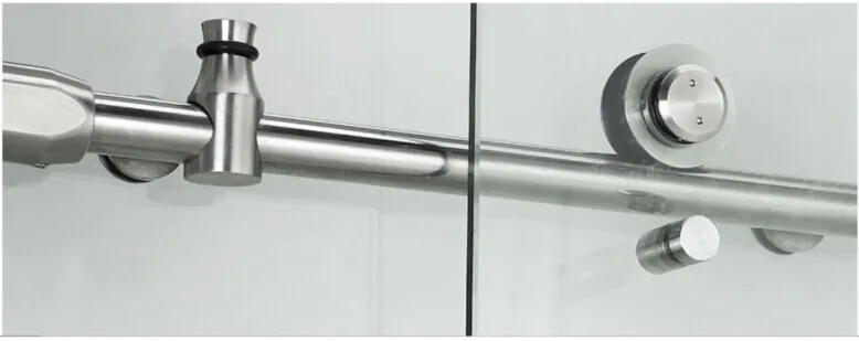 Раздвижная стеклянная дверная система душевая дверь роликовая раздвижная