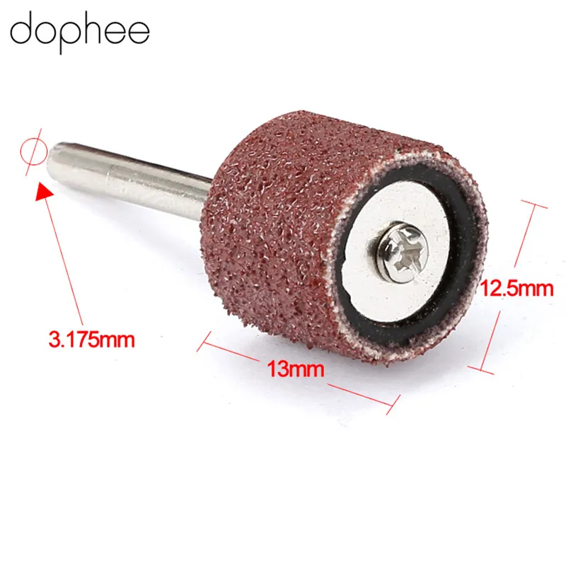Dophee Dremel аксессуары 12 5 мм зернистость 80 # шлифовальные ленты + 3 17 шлифовальный