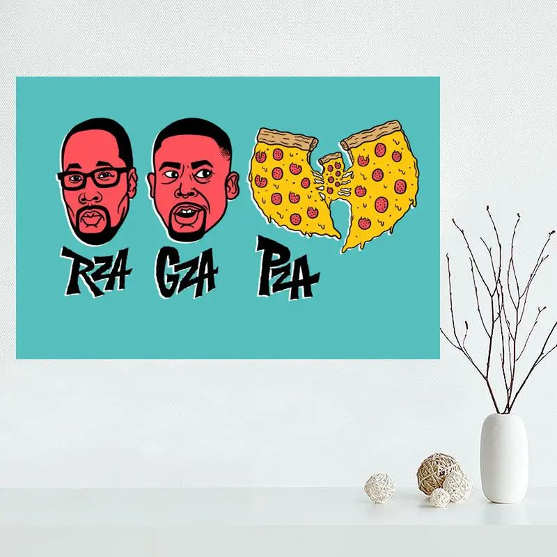 Новое поступление Wu Tang Clan плакат холст ткань тканевый 27x40cm Главная Docor