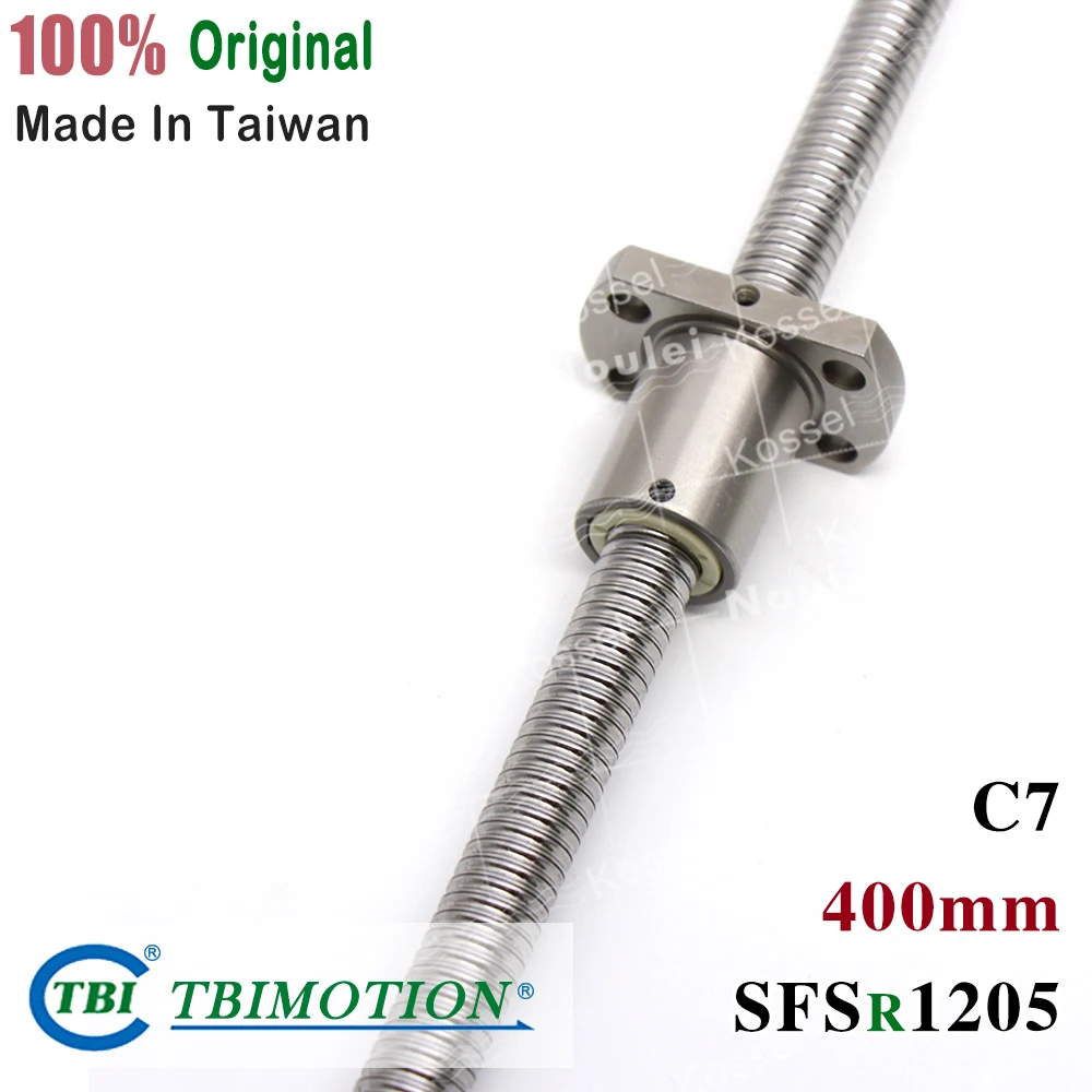TBI 400 мм 1205 шариковый винт SFS1205 C7 с шариковой гайкой 12 для ЧПУ комплект SFS