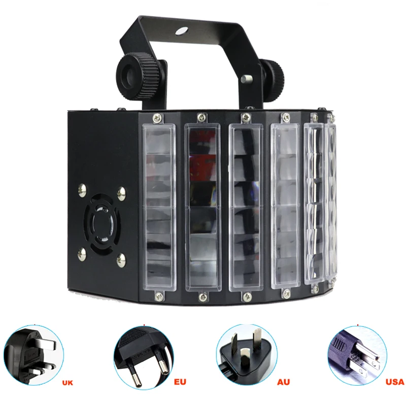 

30W RGB LED Stage Effect Lighting DMX512 Voice Control Night Lamp DJ Disco Bar Party Wedding Christmas KTV Decor