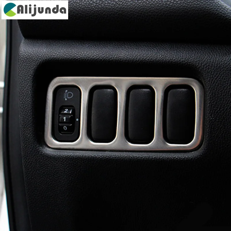 Декоративная рамка для передней фары салона автомобиля из нержавеющей стали