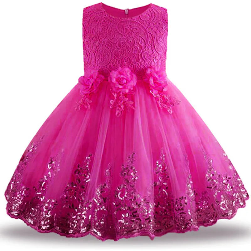 Summer Dress for Children Flower Girls Party Wedding Elegent Princess Vestidos | Детская одежда и обувь