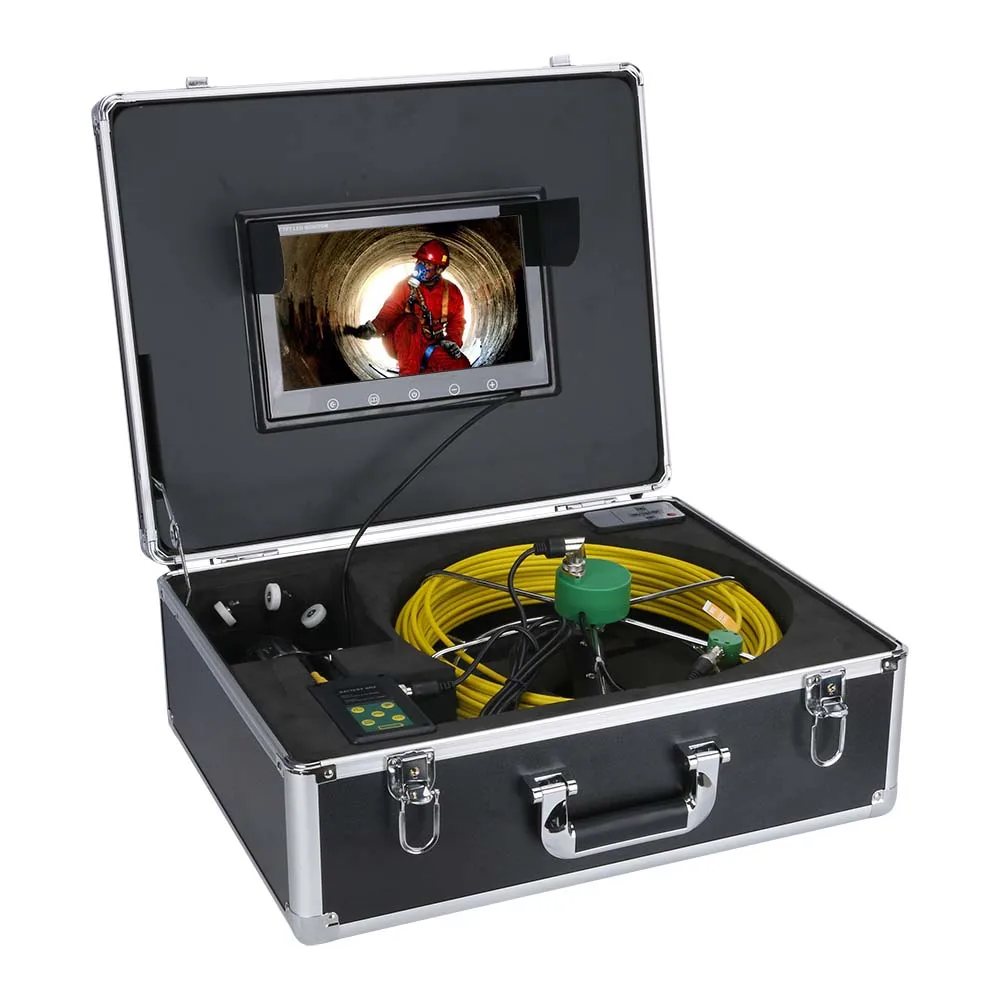 10 inch WiFi Wireless Pipe Inspection Video Camera Drain Sewer Pipeline Industrial Endoscope IP68 360 Degree Rotating | Безопасность и