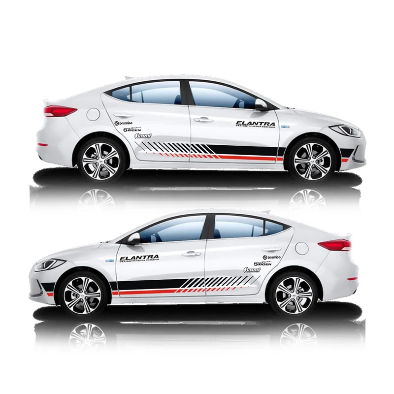 Автостайлинг TAIYAO Спортивная Автомобильная наклейка для 2016 2018 Hyundai ELANTRA Mark Levinson