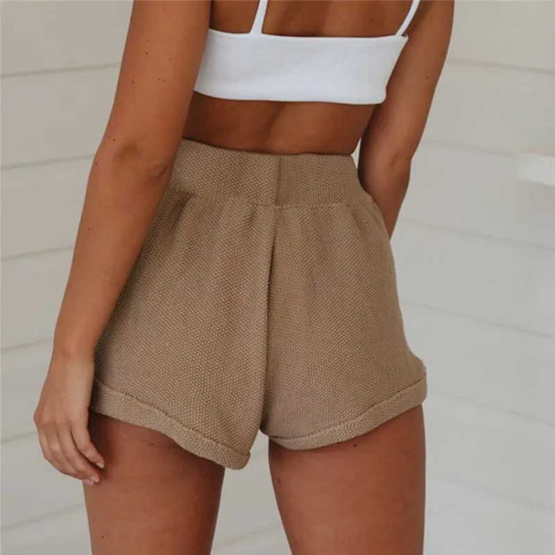 Женские новые стильные модные сексуальные летние повседневные шорты с высокой