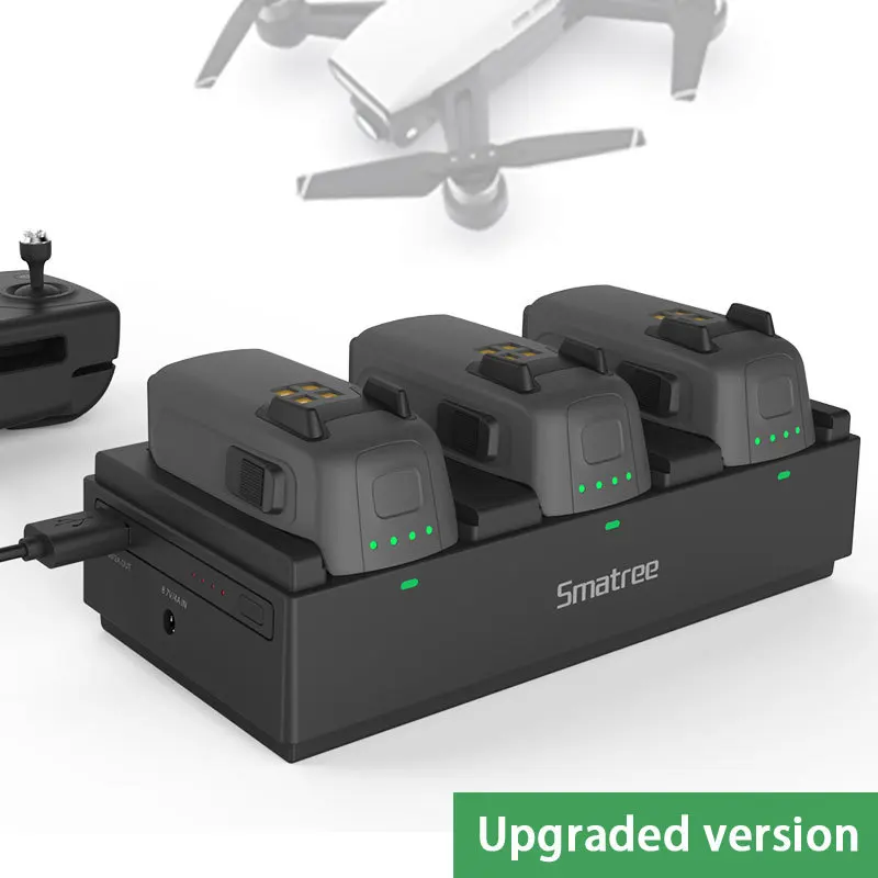 Портативное зарядное устройство Smatree зарядная станция для аккумулятора DJI Spark 92Wh 3