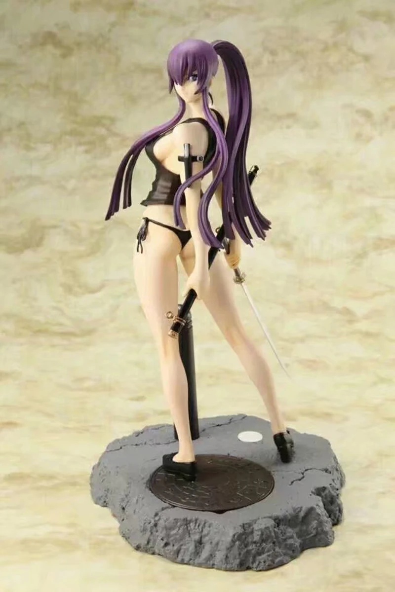 Японский мультфильм Аниме фигурки хайшкола мертвых Busujima Saeko 22 см ПВХ коллекции фигурок модели Детские игрушки Подарки Bri