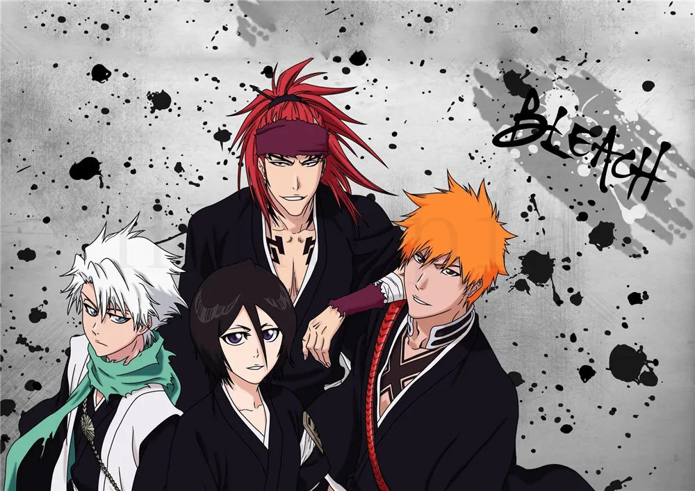 BLEACH плакаты мультфильм наклейки на стену с белым покрытием бумага печатает Высокое разрешение гостиная спальня бар украшения дома искусство бренд
