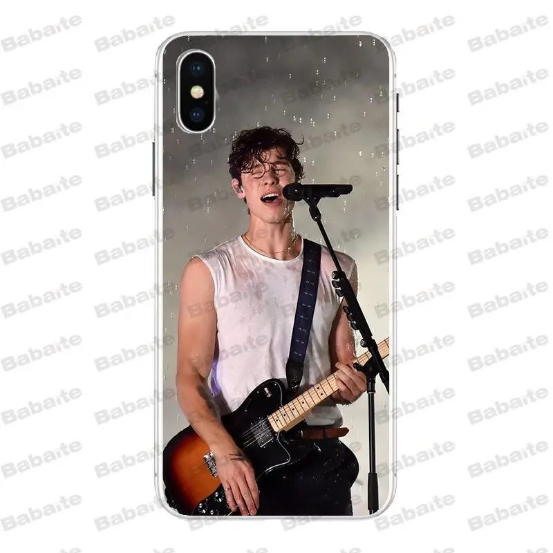 Babaite Shawn Mendes Новое поступление чехол для мобильного телефона iPhone Xr XsMax 8 7 6 6S Plus Xs X 5
