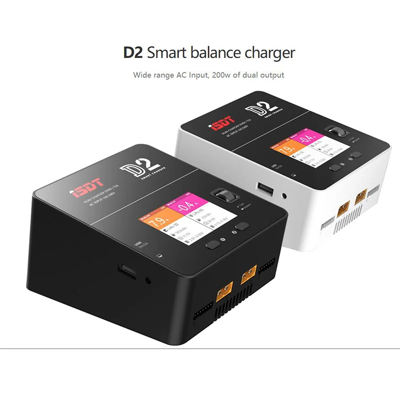 ISDT D2 200W 24A AC двухканальный выход умное зарядное устройство | Игрушки и хобби