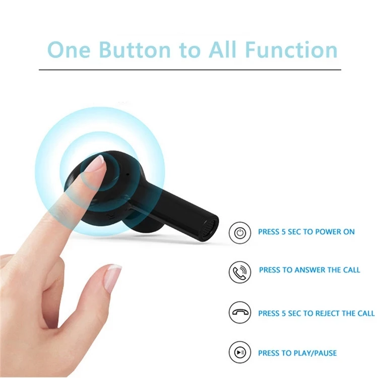 Fone de ouvido sem fio V5.0 TW08 Airpots беспроводные Bluetooth наушники стерео наушники с микрофоном PK i10 i30 i60 tws AP2