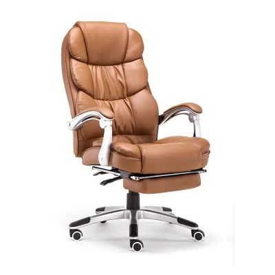 Качественное кресло руководителя откидное сиденье из мягкой искусственной кожи